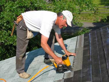 Matt, one of our Fair Oaks roofing specialists is installing a new roof